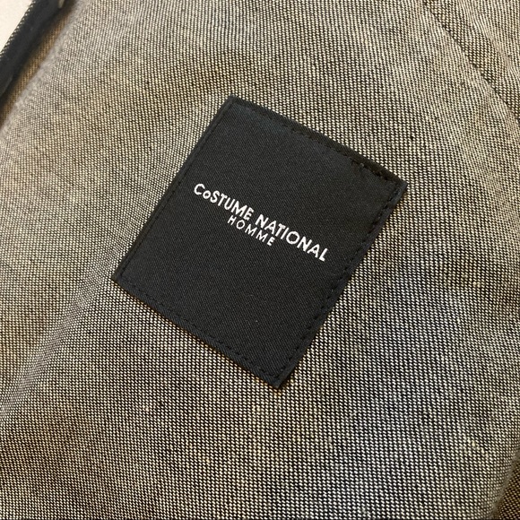 CoStume NATIONAL HOMME men’s lightweight denim jacket with zipper details - Picture 9 of 9